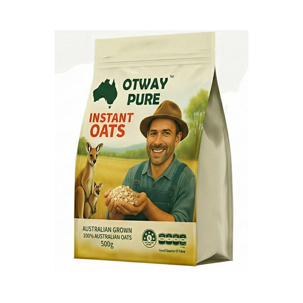 Otway Pure Instant Oats 500g retail pack