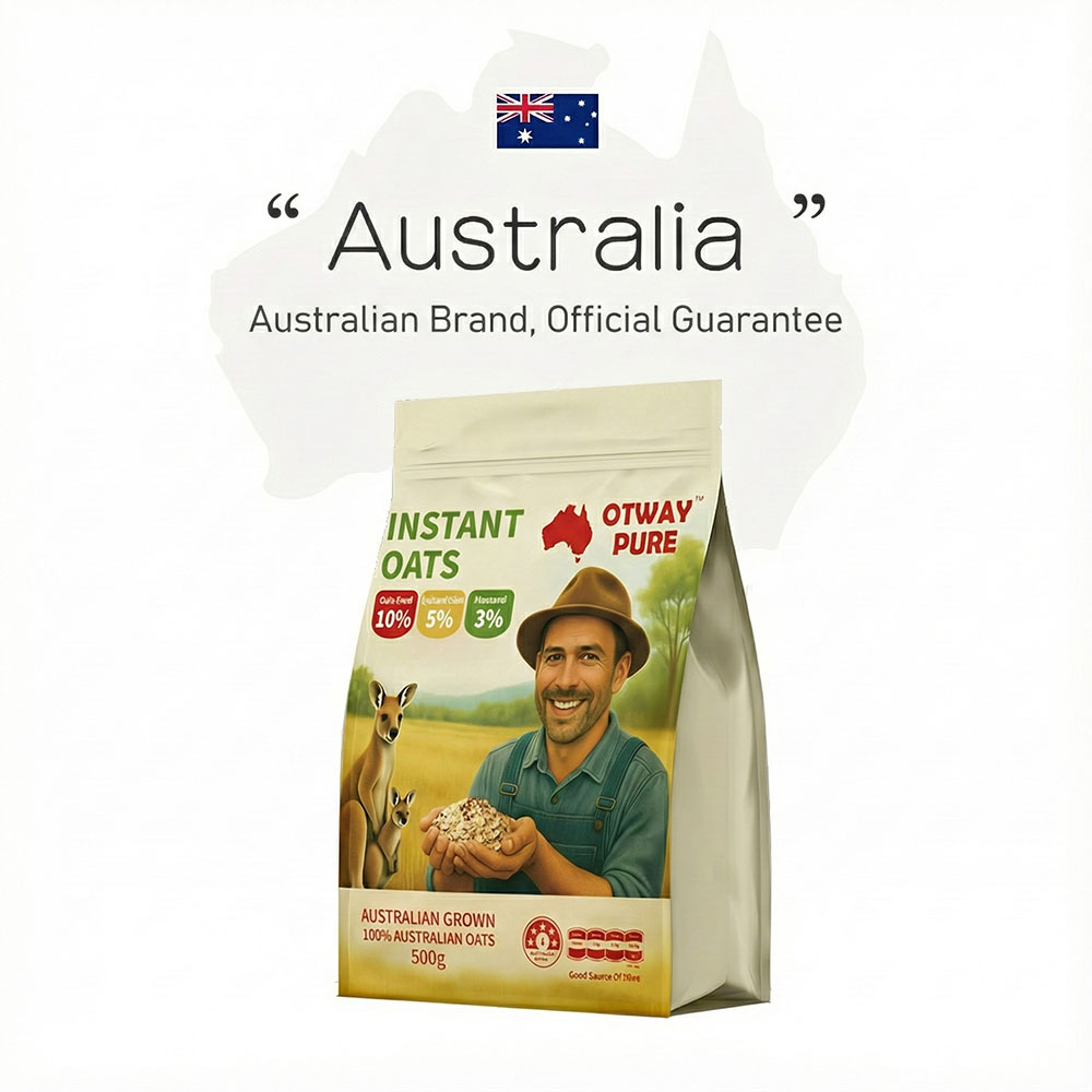 Otway Pure Instant Oats – Chia/Quinoa/Flax Blend – 500 g